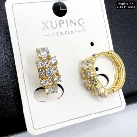 Сережки Xuping14К 10317 (1,7 см.)